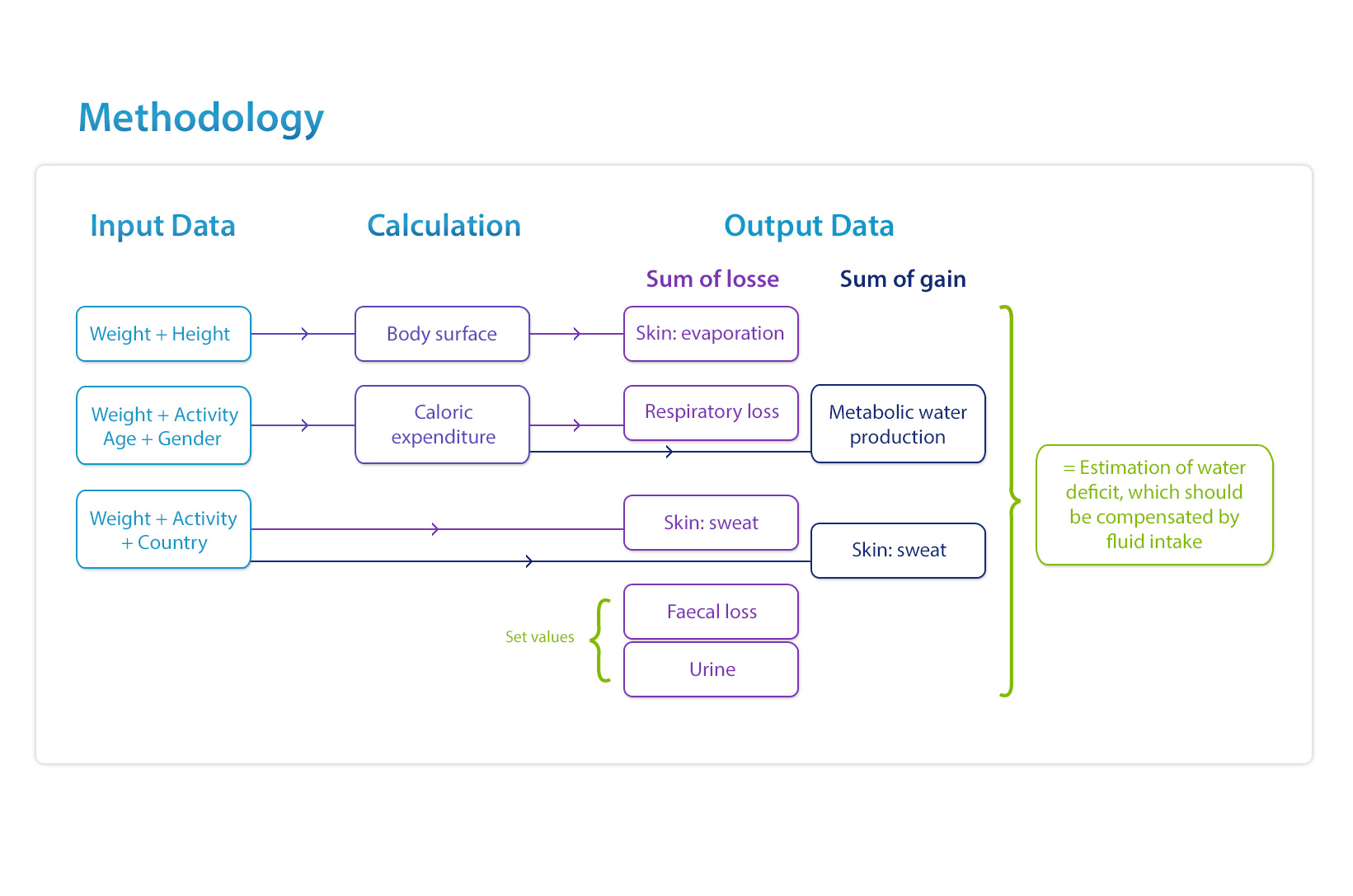 Fluid Input Output Chart